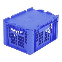 Bito Eurostapelbehälter XL mit Deckel XLD43223 L400xB300xH238 mm, blau