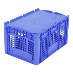 Bito Eurostapelbehälter XL mit Deckel XLD64323 L600xB400xH338 mm, blau