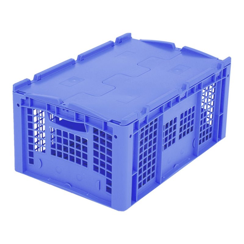 Bito Eurostapelbehälter XL mit Deckel XLD64273 L600xB400xH288 mm, blau