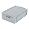 Bito Eurostapelbehälter XL Set / XLD64171 mit Deckel L600xB400H188 mm, grau