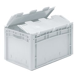 Bito Eurostapelbehälter XL Set / XLD32221 mit Deckel L300xB200H238 mm, grau