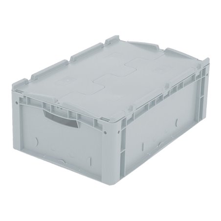 Bito Eurostapelbehälter XL Set / XLD64221 mit Deckel L600xB400H238 mm, grau