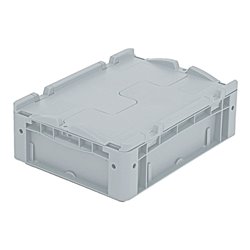 Bito Eurostapelbehälter XL Set / XLD43121 mit Deckel L400xB300H138 mm, grau