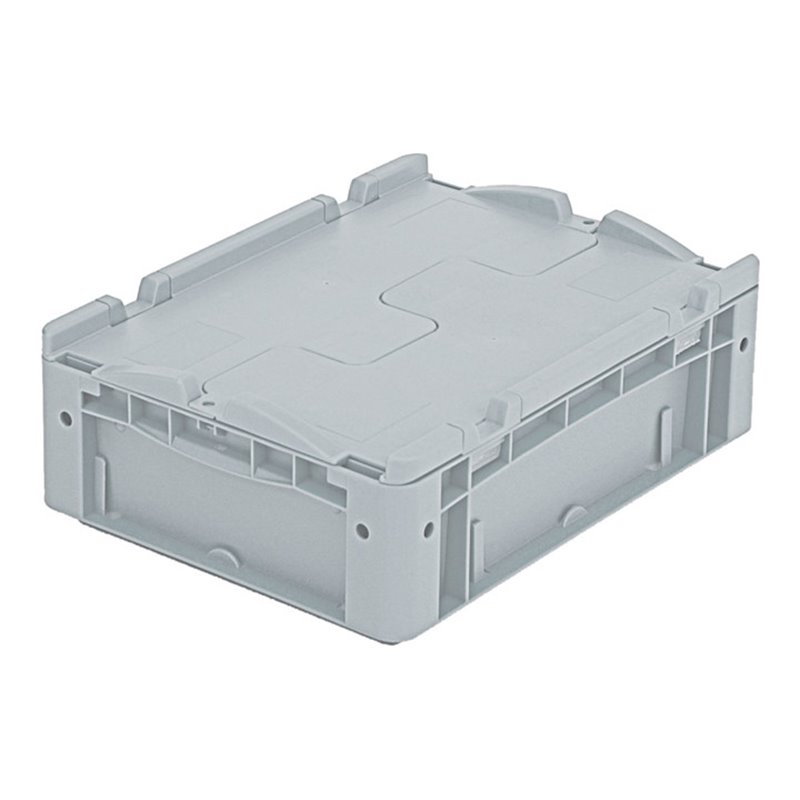 Bito Eurostapelbehälter XL Set / XLD43121 mit Deckel L400xB300H138 mm, grau