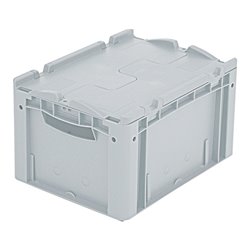 Bito Eurostapelbehälter XL Set / XLD43221 mit Deckel L400xB300H238 mm, grau