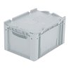 Bito Eurostapelbehälter XL Set / XLD43221 mit Deckel L400xB300H238 mm, grau