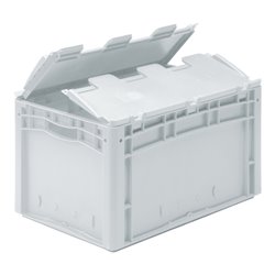 Bito Eurostapelbehälter XL Set / XLD32171 mit Deckel L300xB200H188 mm, grau