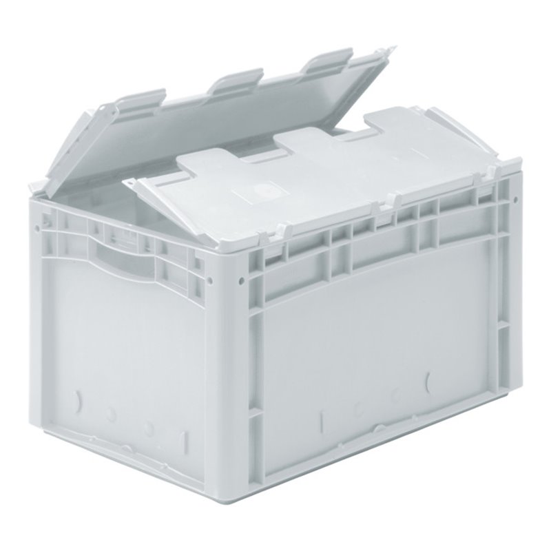 Bito Eurostapelbehälter XL Set / XLD32171 mit Deckel L300xB200H188 mm, grau