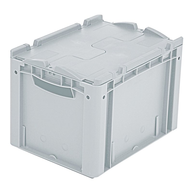 Bito Eurostapelbehälter XL Set / XLD43271 mit Deckel L400xB300H288 mm, grau