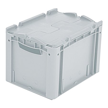 Bito Eurostapelbehälter XL Set / XLD43271 mit Deckel L400xB300H288 mm, grau