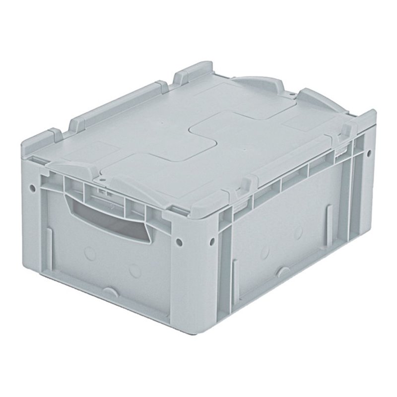 Bito Eurostapelbehälter XL Set / XLD43171 mit Deckel L400xB300H188 mm, grau