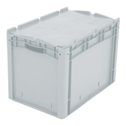 Bito Eurostapelbehälter XL Set / XLD64421 mit Deckel L600xB400xH438 mm, grau