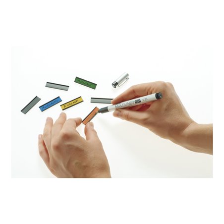 Magnetoplan ferrocard-Etiketten, sortiert, 80 x 15 mm