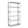 Bito Fachbodenregal Typ:EL mit 6 Fachböden L1058xH2500xT424 mm, Grundfeld 100 kg verzinkt
