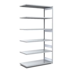 Bito Fachbodenregal Typ:EL mit 6 Fachböden L1008xH2500xT624 mm, Anbaufeld 100 kg verzinkt