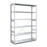 Bito Fachbodenregal Typ:EL mit 6 Fachböden L1358xH2500xT524 mm, Grundfeld 100 kg verzinkt