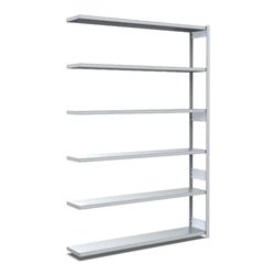 Bito Fachbodenregal Typ:EL mit 6 Fachböden L1308xH2500xT324 mm, Anbaufeld 100 kg verzinkt