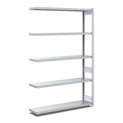 Bito Fachbodenregal Typ:EL mit 5 Fachböden L1008xH2000xT324 mm, Anbaufeld 100 kg verzinkt