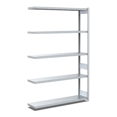 Bito Fachbodenregal Typ:EL mit 5 Fachböden L1008xH2000xT324 mm, Anbaufeld 100 kg verzinkt