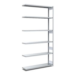 Bito Fachbodenregal Typ:EL mit 6 Fachböden L1008xH2500xT324 mm, Anbaufeld 100 kg verzinkt