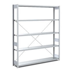 Bito Fachbodenregal Typ:EL mit 5 Fachböden L1358xH2000xT324 mm, Grundfeld 100 kg verzinkt