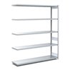 Bito Fachbodenregal Typ:EL mit 5 Fachböden L1308xH2000xT424 mm, Anbaufeld 100kg verzinkt