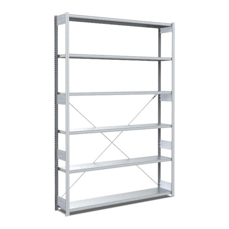 Bito Fachbodenregal Typ:EL mit 6 Fachböden L1358xH2500xT324 mm, Grundfeld 100 kg verzinkt