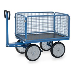 fetra Handpritschenwagen 6434V - Tragkraft 1000kg Vollgummi-Reifen