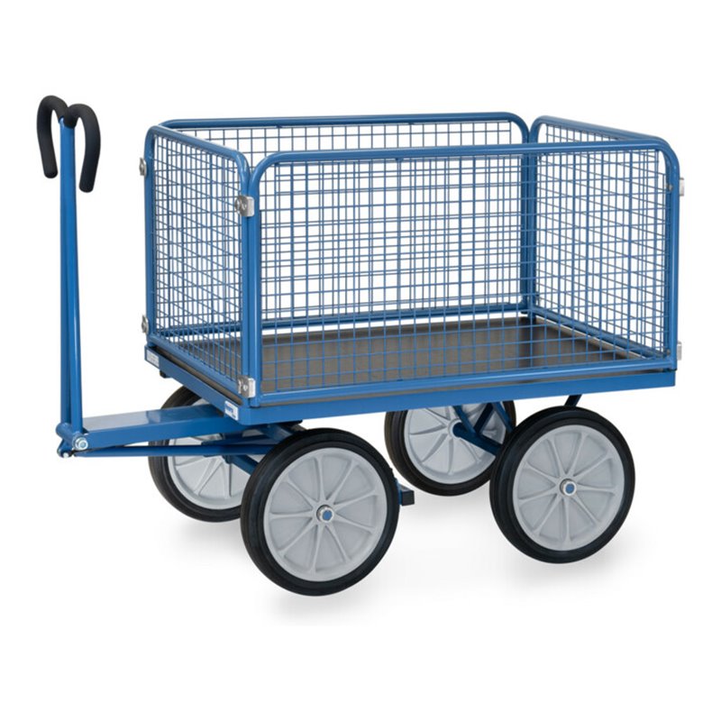 fetra Handpritschenwagen 6434V - Tragkraft 1000kg Vollgummi-Reifen