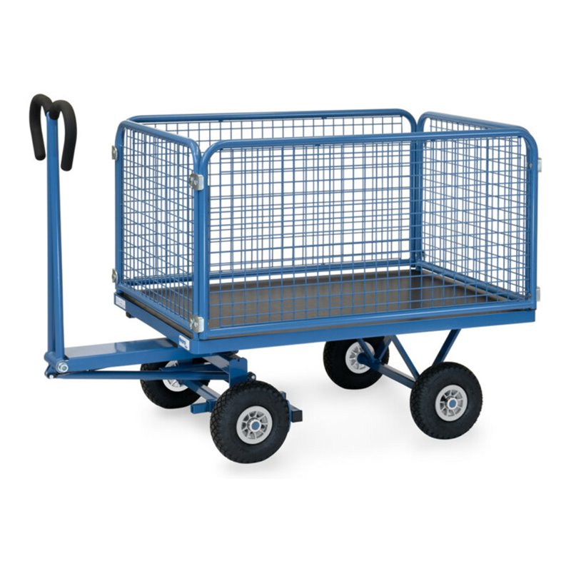 fetra Handpritschenwagen 6433L - Tragkraft 700kg Luft-Bereifung