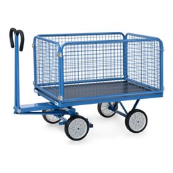 fetra Handpritschenwagen 6433V - Tragkraft 700kg Vollgummi-Reifen