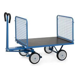 fetra Handpritschenwagen 6433V - Tragkraft 700kg Vollgummi-Reifen