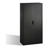 C+P Akten-Sideboard Omnispace mit Rollladen, 4 Ordnerhöhen, H1660xB800xT420mm Schwarzgrau
