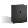 C+P Akten-Sideboard Omnispace mit Rollladen, 2 Ordnerhöhen, H1030xB800xT420mm Schwarzgrau