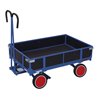 VARIOfit Handpritschenwagen mit Bordwand Vollgummibereifung 1.185 x 780 mm Traglast 700 kg
