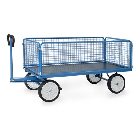 fetra Handpritschenwagen 6436V - Tragkraft 1250kg Vollgummi-Reifen