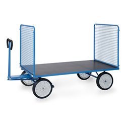 fetra Handpritschenwagen 6446V - Tragkraft 1250kg Vollgummi-Reifen