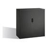 C+P Akten-Sideboard Omnispace mit Rollladen, 2 Ordnerhöhen, H1030xB1000xT420mm Schwarzgrau