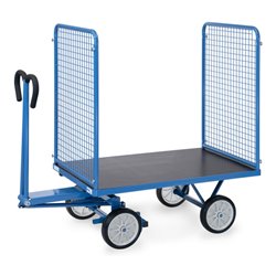 fetra Handpritschenwagen 6443V - Tragkraft 700kg Vollgummi-Reifen