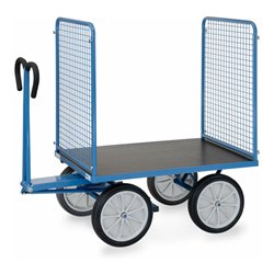 fetra Handpritschenwagen 6444V - Tragkraft 1000kg Vollgummi-Reifen