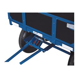 VARIOfit Handpritschenwagen mit Bordwand Luftbereifung 1.985 x 980 mm Traglast 1.000 kg