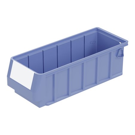 Bito Regalkasten RK Set RK3109, 300 x 117 x 90 mm, taubenblau, inklusive Etikett