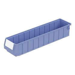 Bito Regalkasten RK Set RK5109, 500 x 117 x 90 mm, taubenblau, inklusive Etikett