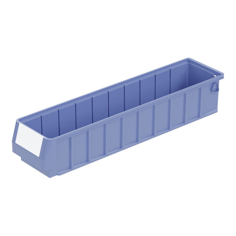 Bito Regalkasten RK Set RK5109, 500 x 117 x 90 mm, taubenblau, inklusive Etikett