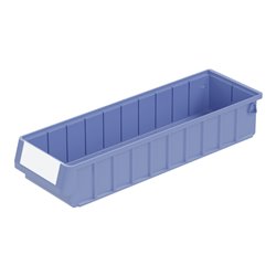 Bito Regalkasten RK Set RK51509, 500 x 156 x 90 mm, taubenblau, inklusive Etikett