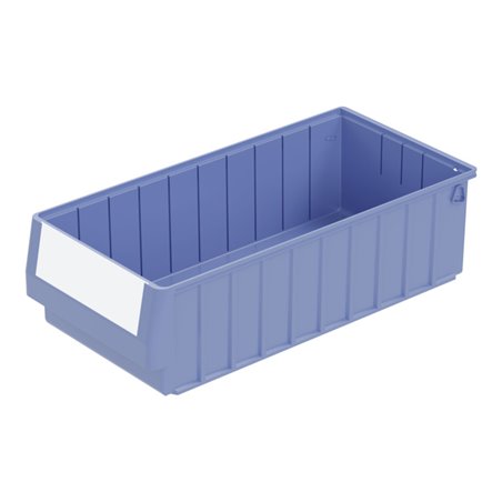 Bito Regalkasten RK Set RK5214, 500 x 234 x 140 mm, taubenblau, inklusive Etikett