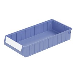 Bito Regalkasten RK Set RK5209, 500 x 234 x 90 mm, taubenblau, inklusive Etikett