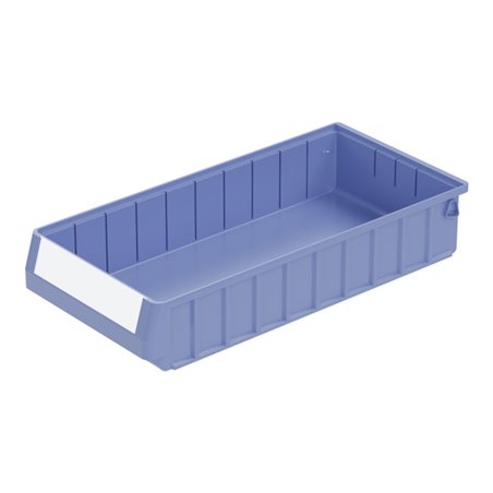Bito Regalkasten RK Set RK5209, 500 x 234 x 90 mm, taubenblau, inklusive Etikett