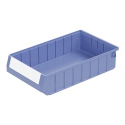 Bito Regalkasten RK Set RK4209, 400 x 234 x 90 mm, taubenblau, inklusive Etikett