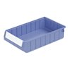 Bito Regalkasten RK Set RK4209, 400 x 234 x 90 mm, taubenblau, inklusive Etikett